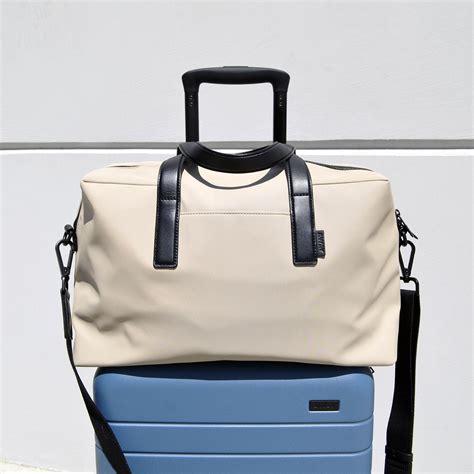 away everywhere bag dupe reddit|travel tote with luggage sleeve.